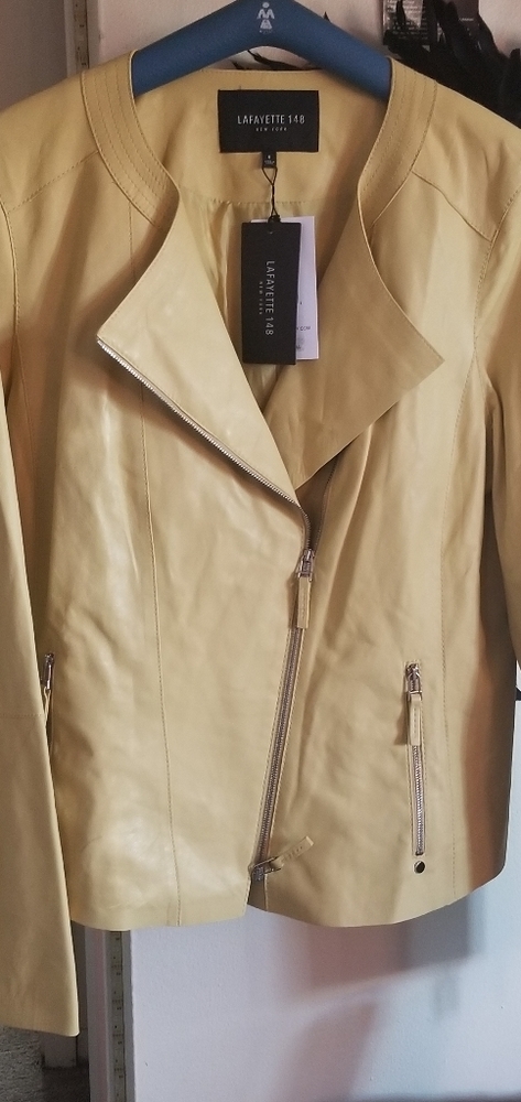Lafayette 148NY Womens leather jacket